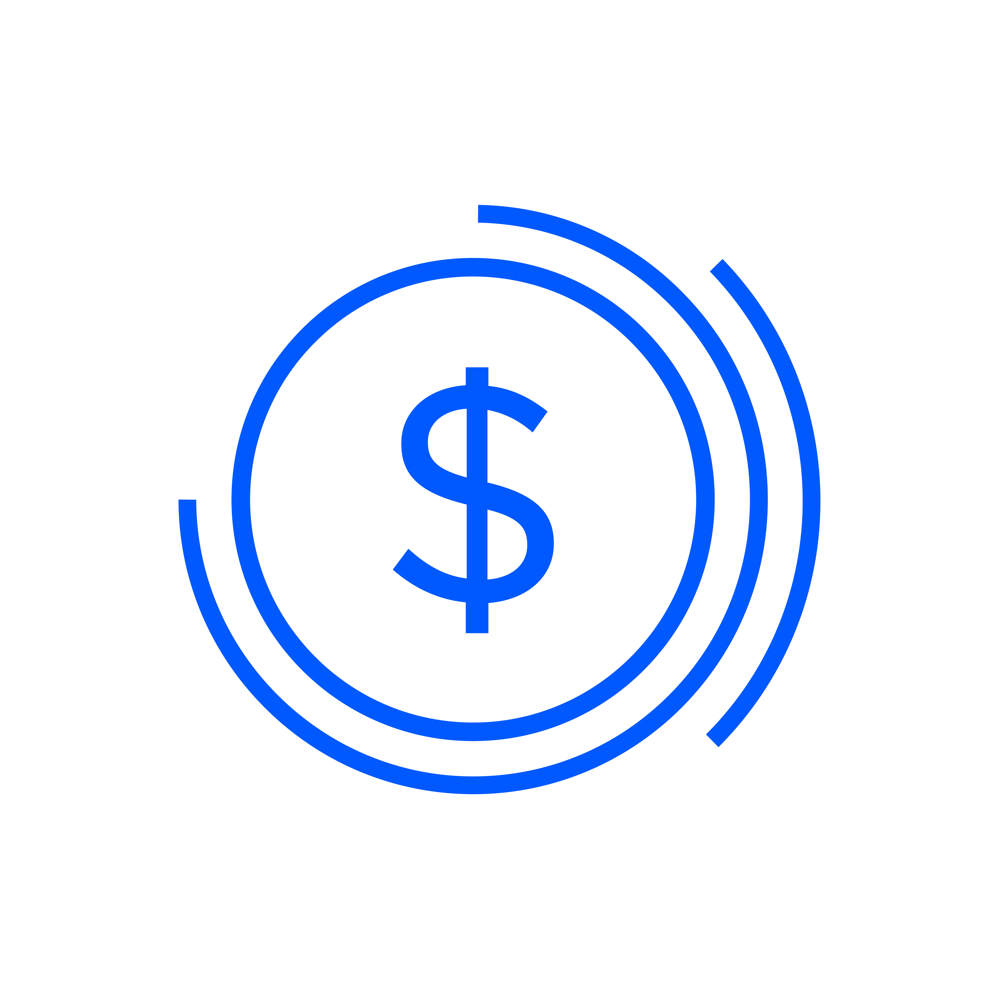 Blue Icon representing revenue | Fourthrev