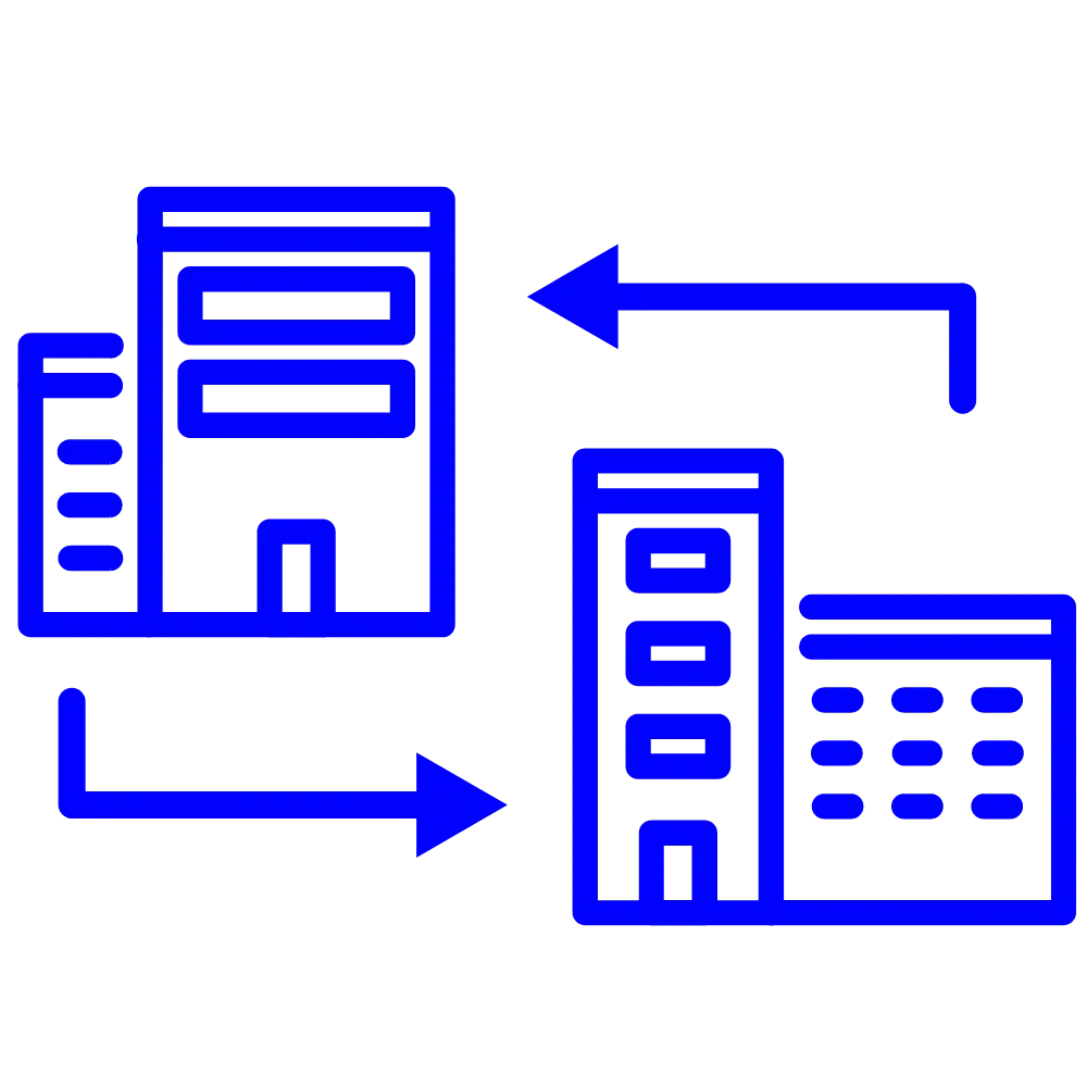 Blue Diagram of Relationship Between Employer Partners | Fourthrev